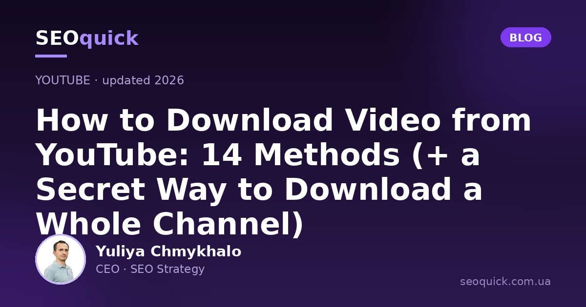 How to Download Video from YouTube in 2026: Legal Methods for PC and Phone