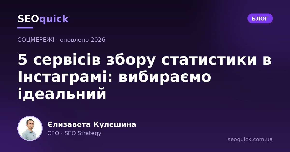 Статистика Instagram 2026: 60+ свіжих цифр про аудиторію, Reels та рекламу